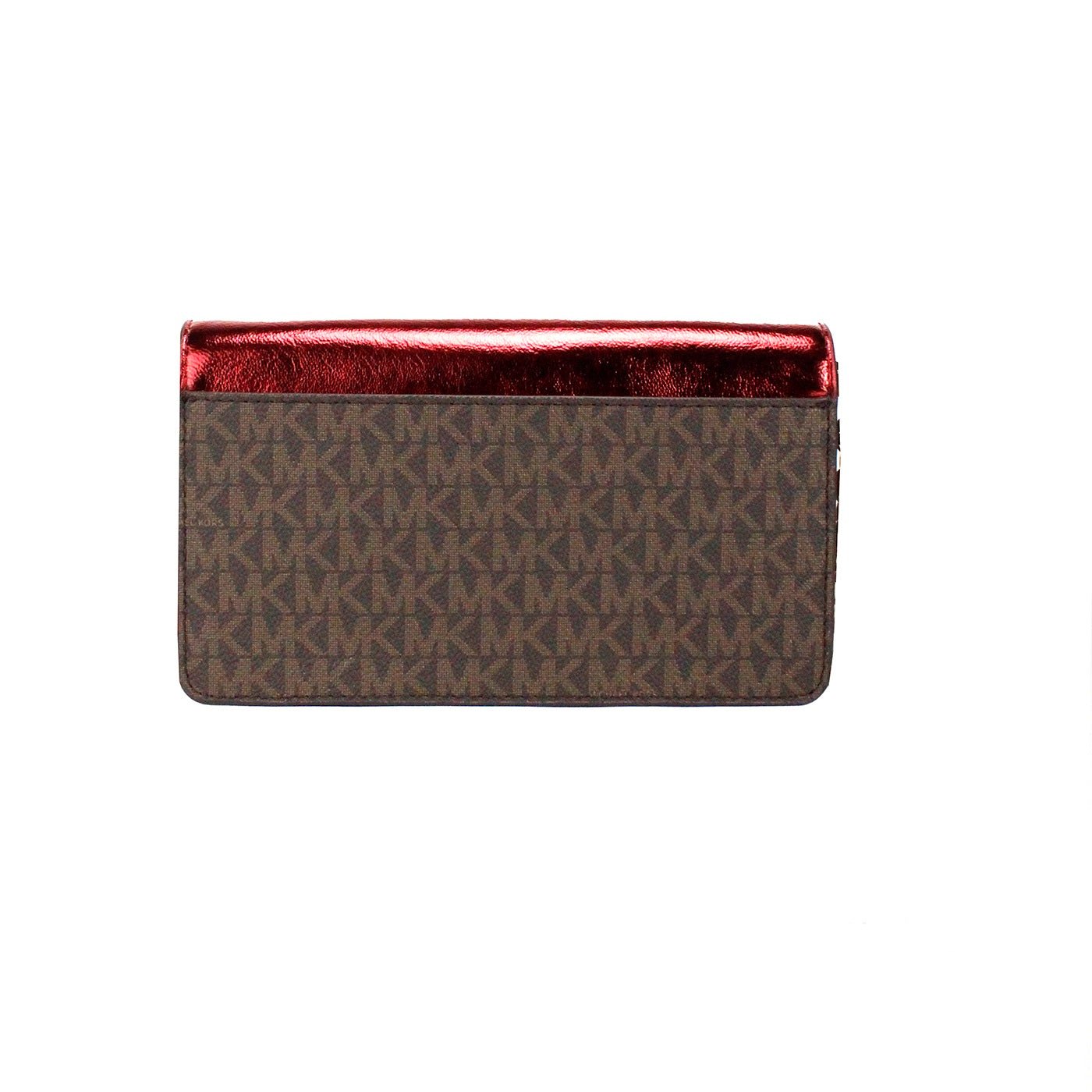 Michael Kors Jet Set Travel Crimson Small Flap Clutch Crossbody Bag | Fashionsarah.com