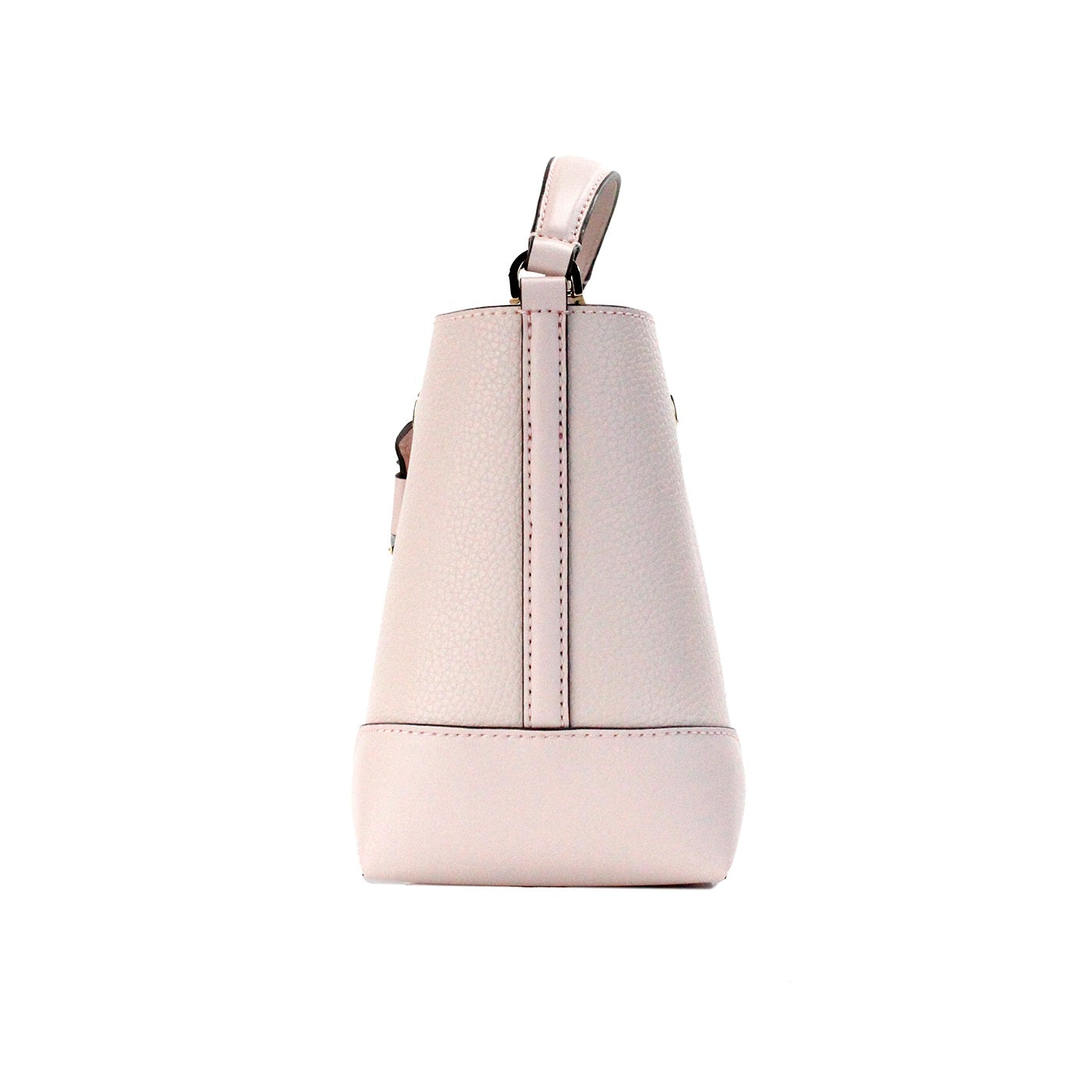 Michael Kors Mercer Small Powder Blush Pebble Leather Bucket Crossbody Bag | Fashionsarah.com