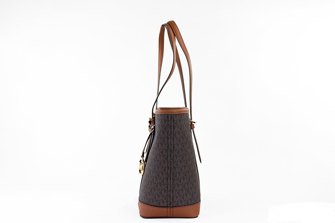 Michael Kors Jet Set Travel Small Brown PVC Shoulder Tote Bag | Fashionsarah.com