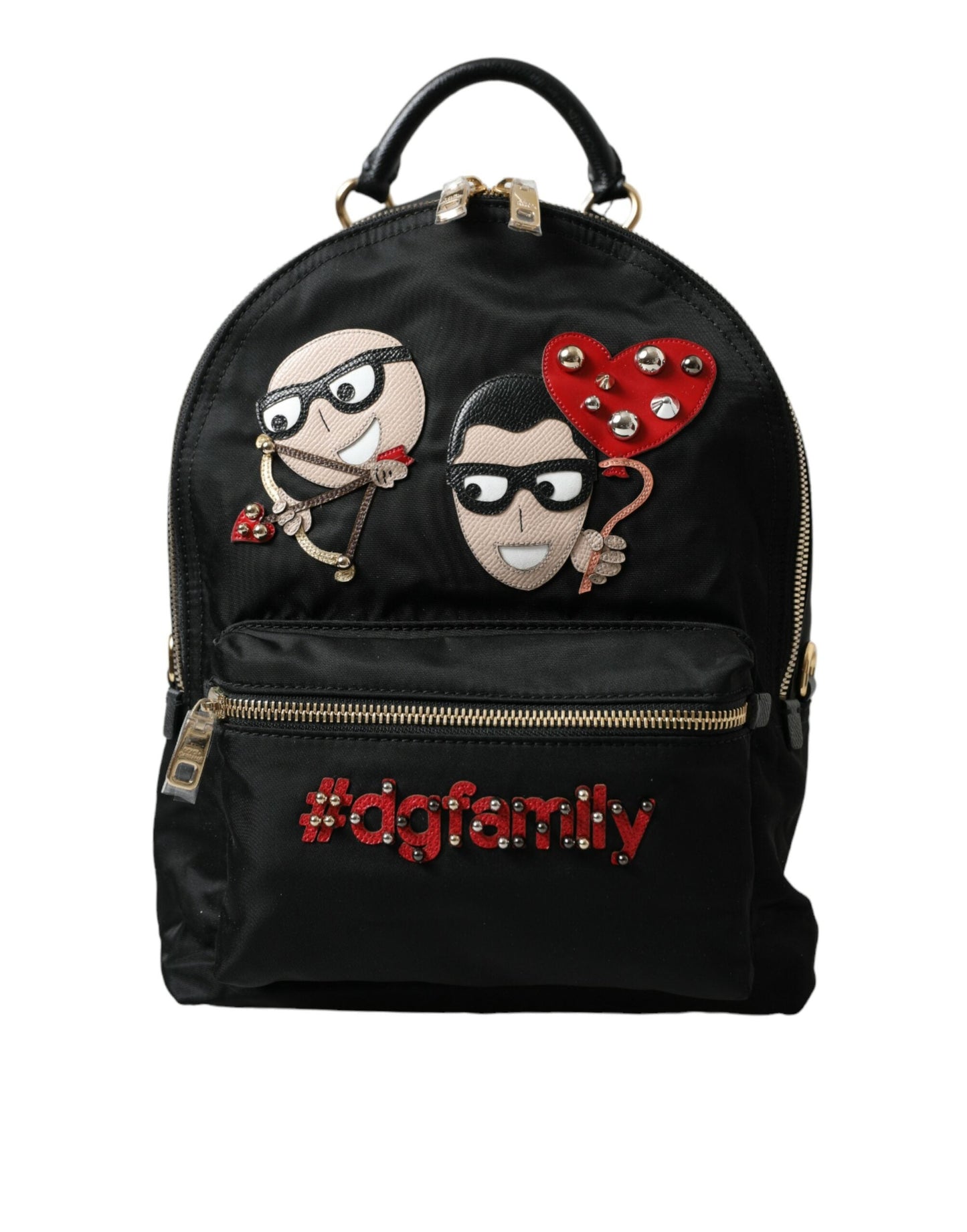 Dolce & Gabbana Black #DGFAMILY Embellished Backpack VULCANO Bag | Fashionsarah.com