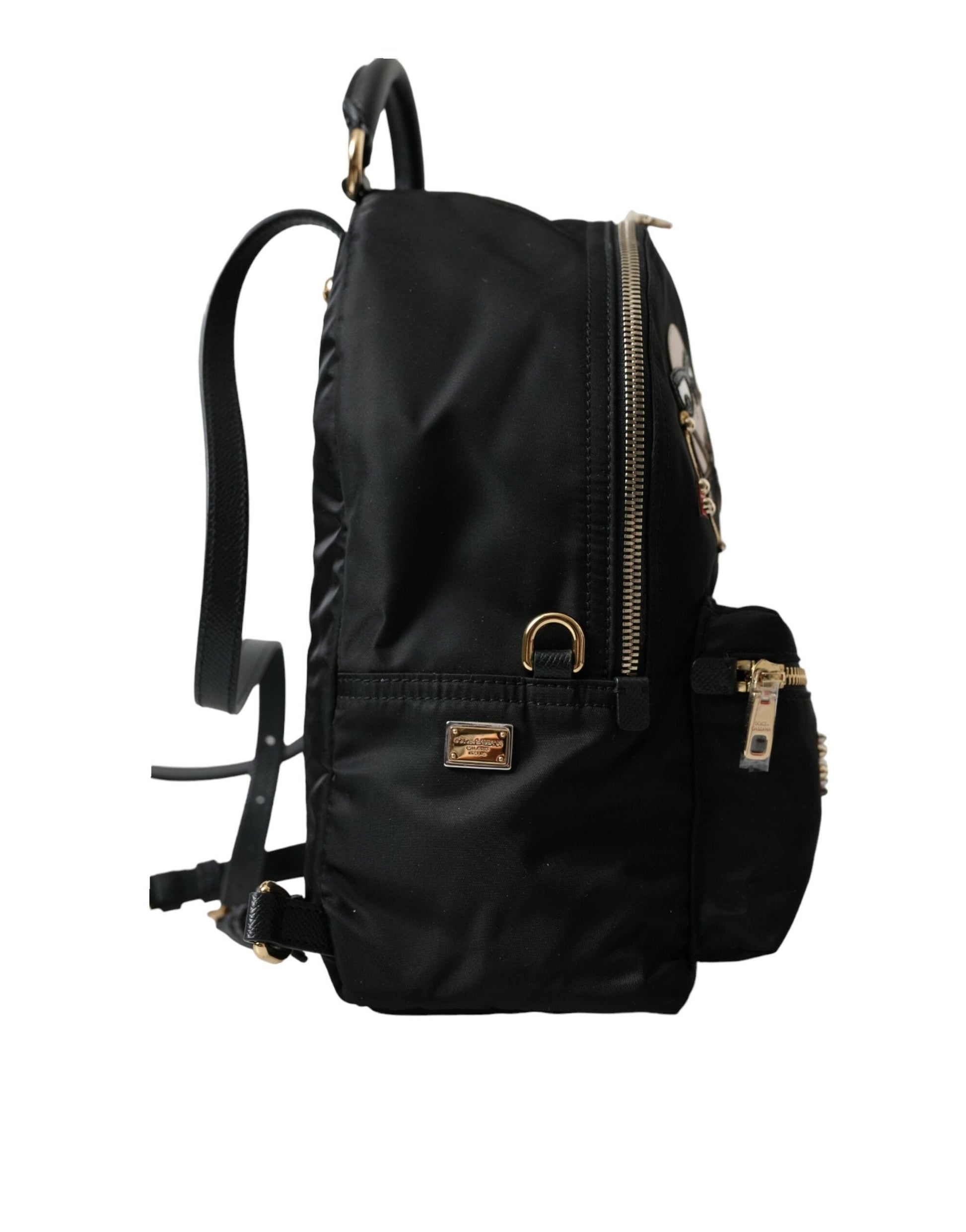 Dolce & Gabbana Black #DGFAMILY Embellished Backpack VULCANO Bag | Fashionsarah.com