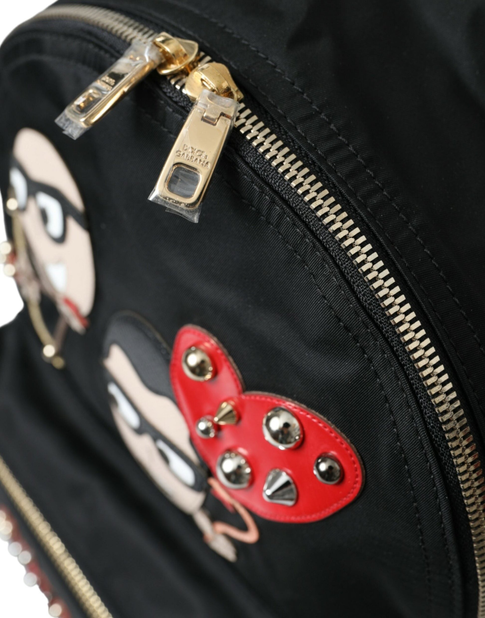 Dolce & Gabbana Black #DGFAMILY Embellished Backpack VULCANO Bag | Fashionsarah.com