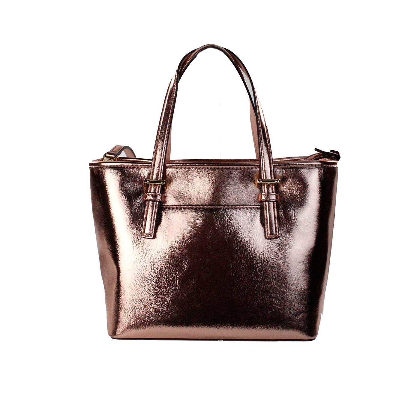 Michael Kors Jet Set Primrose Metallic XS Carryall Top Zip Tote Bag | Fashionsarah.com