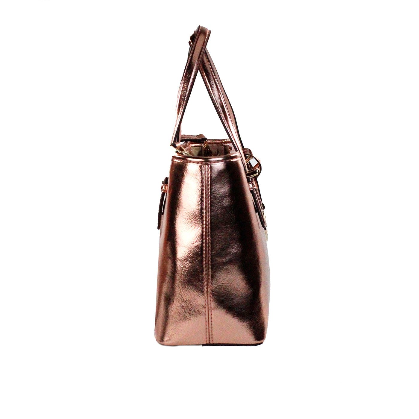 Michael Kors Jet Set Primrose Metallic XS Carryall Top Zip Tote Bag | Fashionsarah.com