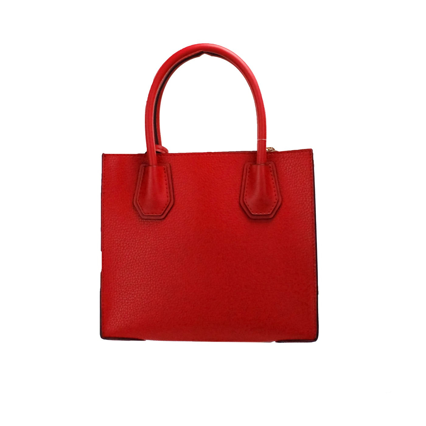 Michael Kors Mercer Medium Bright Red Pebble Leather Messenger Crossbody Bag | Fashionsarah.com