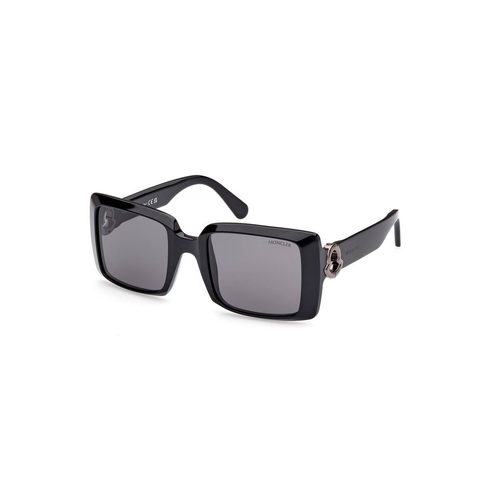 Moncler Chic Rectangular Black Lens Sunglasses | Fashionsarah.com