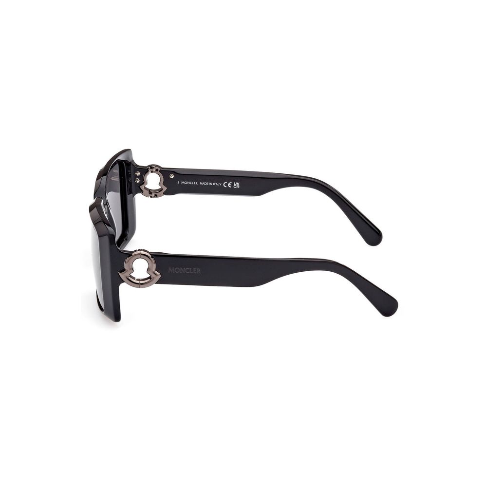 Moncler Chic Rectangular Black Lens Sunglasses | Fashionsarah.com