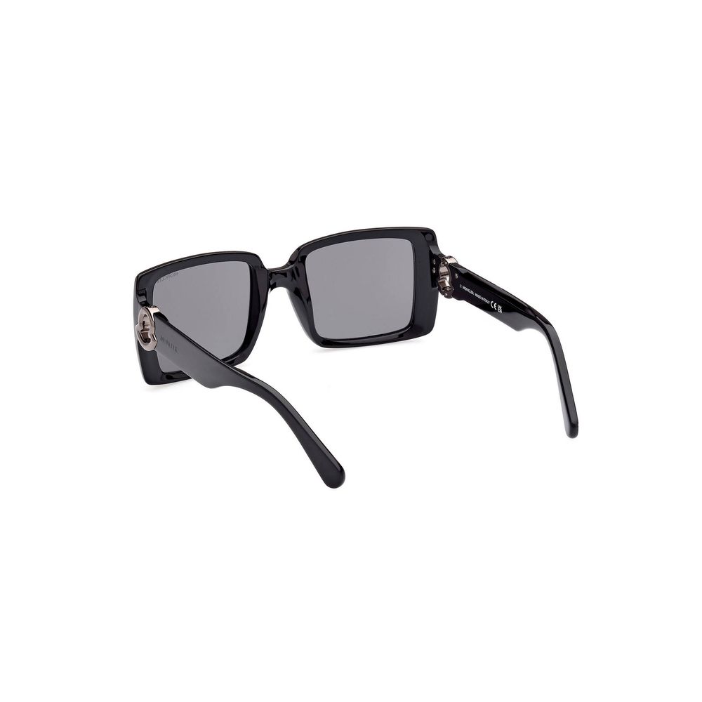 Moncler Chic Rectangular Black Lens Sunglasses | Fashionsarah.com