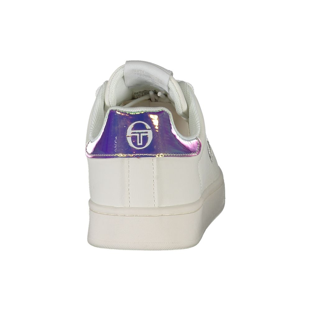 Sergio Tacchini Iridescent Detail Embroidered Sneakers | Fashionsarah.com