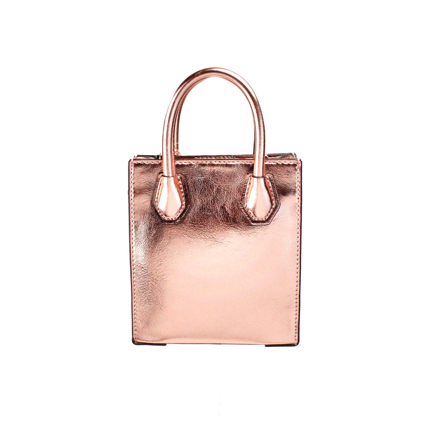 Michael Kors Mercer XS Primrose Metallic North South Shopper Crossbody Bag | Fashionsarah.com