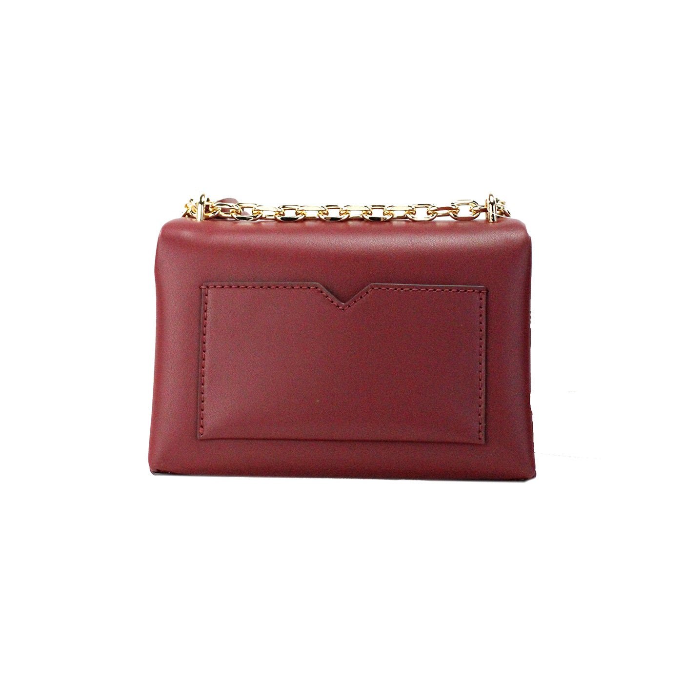 Michael Kors Cece Small Dark Cherry Vegan Leather Convertible Flap Crossbody Bag | Fashionsarah.com