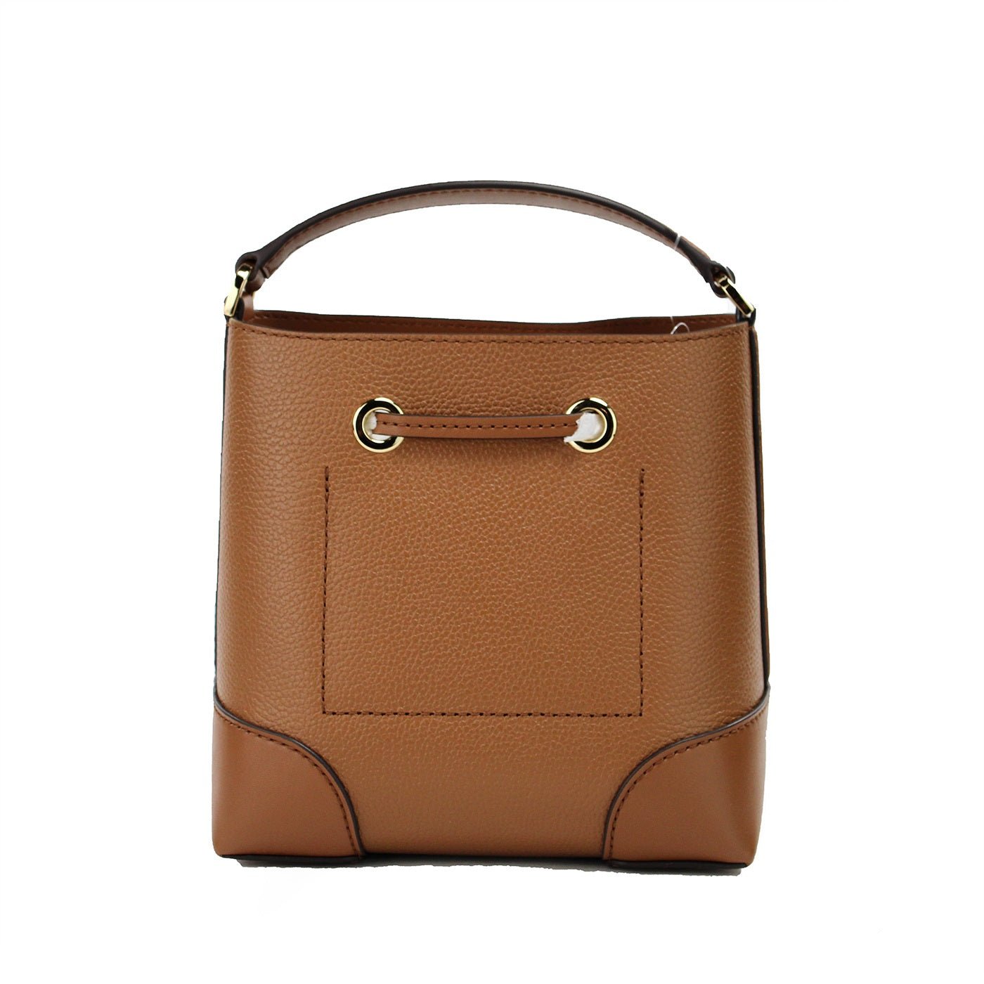 Michael Kors Mercer Small Luggage Pebbled Leather Bucket Bag | Fashionsarah.com