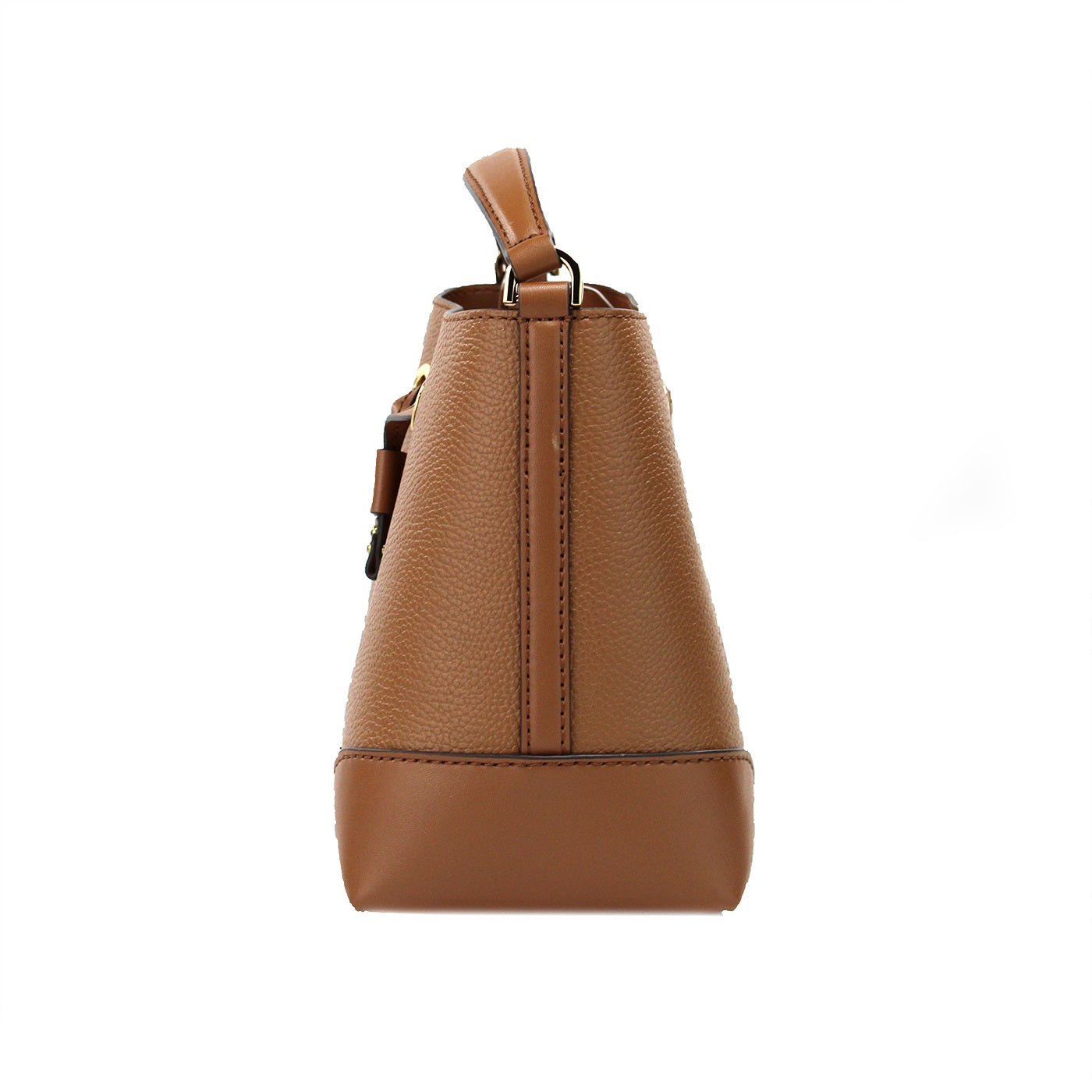 Michael Kors Mercer Small Luggage Pebbled Leather Bucket Bag | Fashionsarah.com