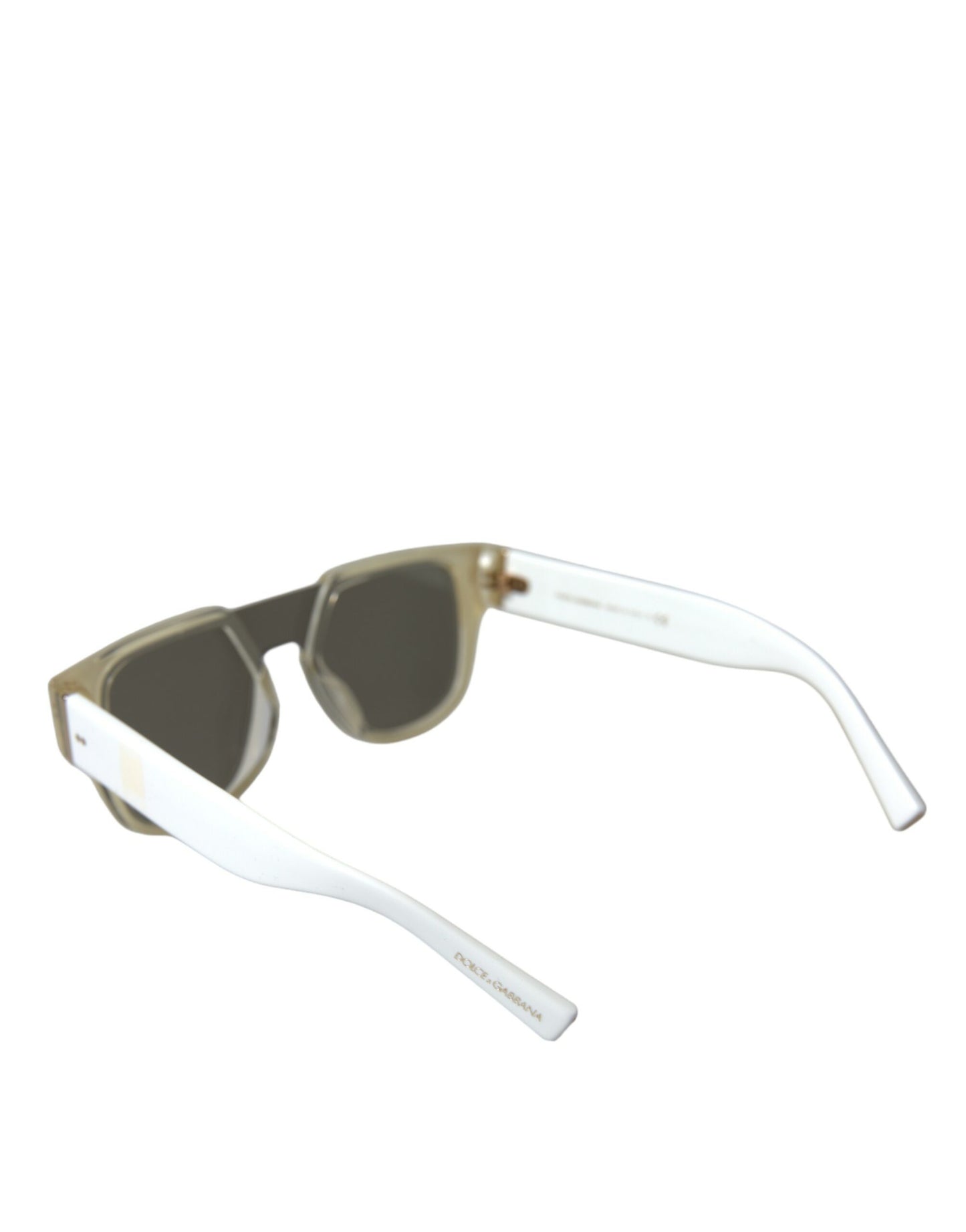 Dolce & Gabbana Chic White Acetate Designer Sunglasses | Fashionsarah.com