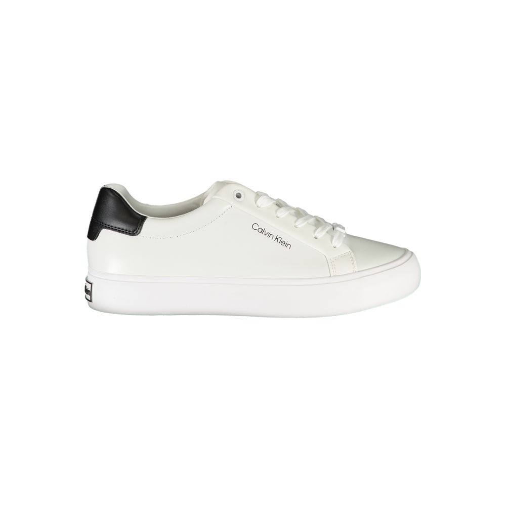 Fashionsarah.com Fashionsarah.com Calvin Klein White Polyester Sneaker