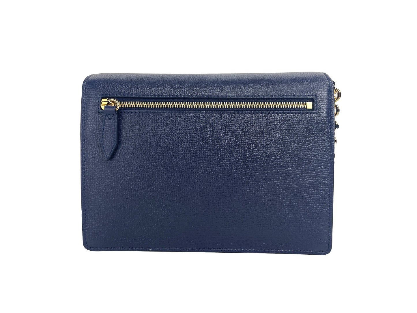 Burberry Macken Small Regency Blue House Check Leather Crossbody Bag | Fashionsarah.com