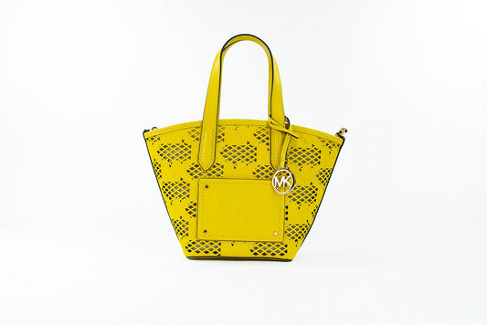 Michael Kors Kimber Small Daffodil Leather 2-in-1 Zip Tote Messenger Bag | Fashionsarah.com