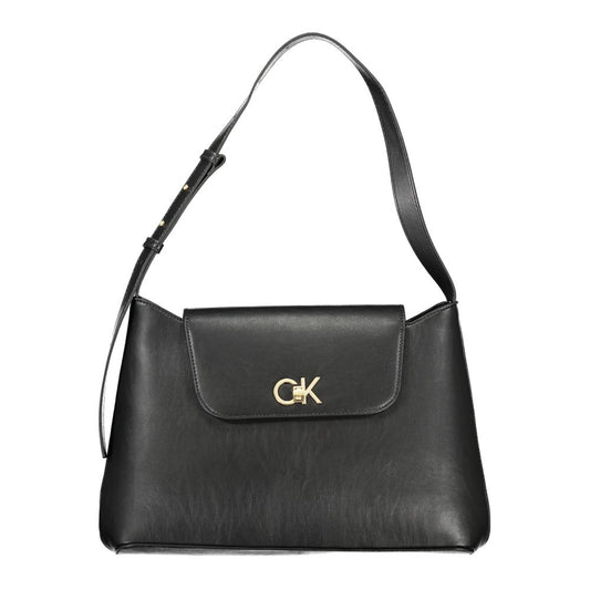 Calvin Klein Black Polyester Handbag | Fashionsarah.com