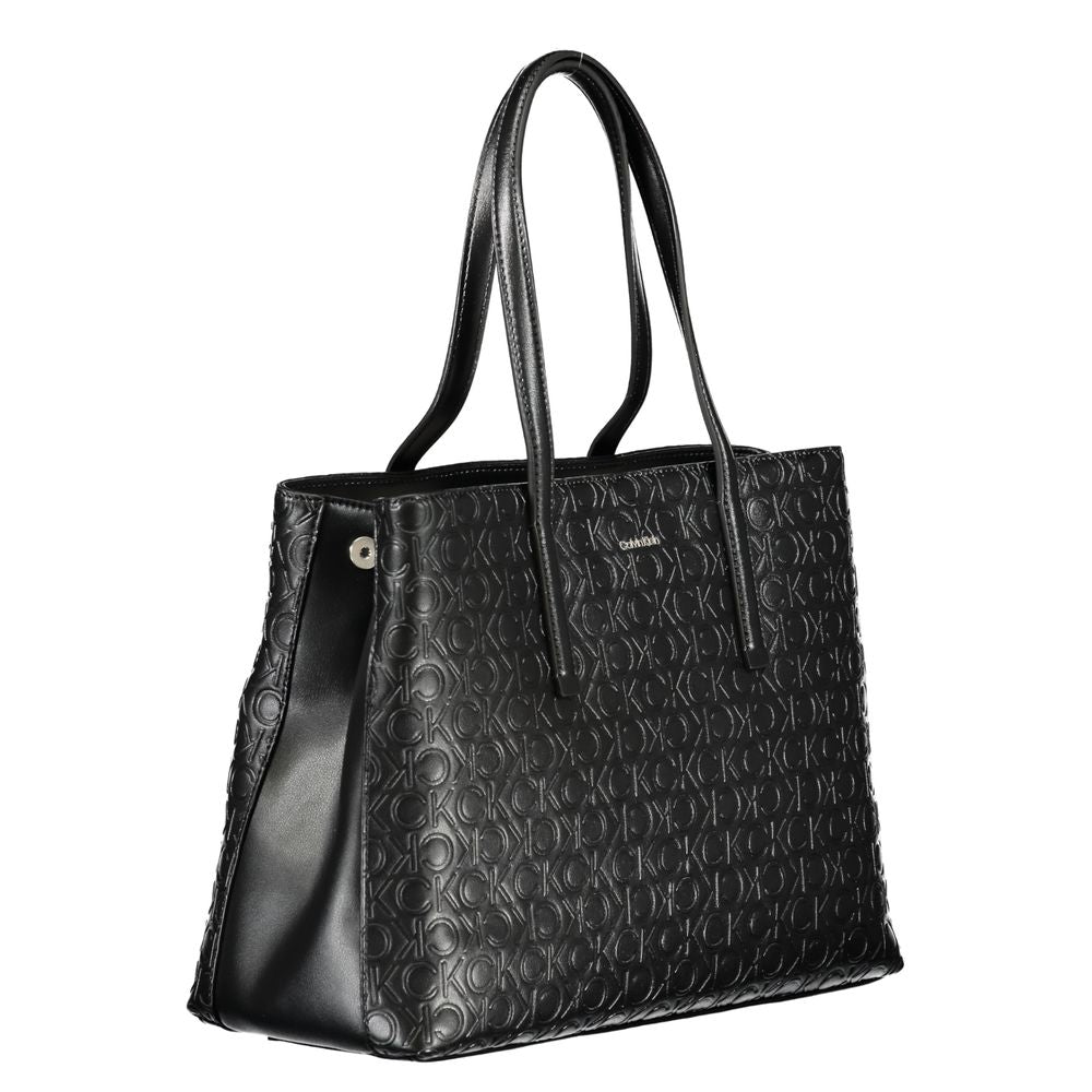 Calvin Klein Black Polyester Handbag | Fashionsarah.com