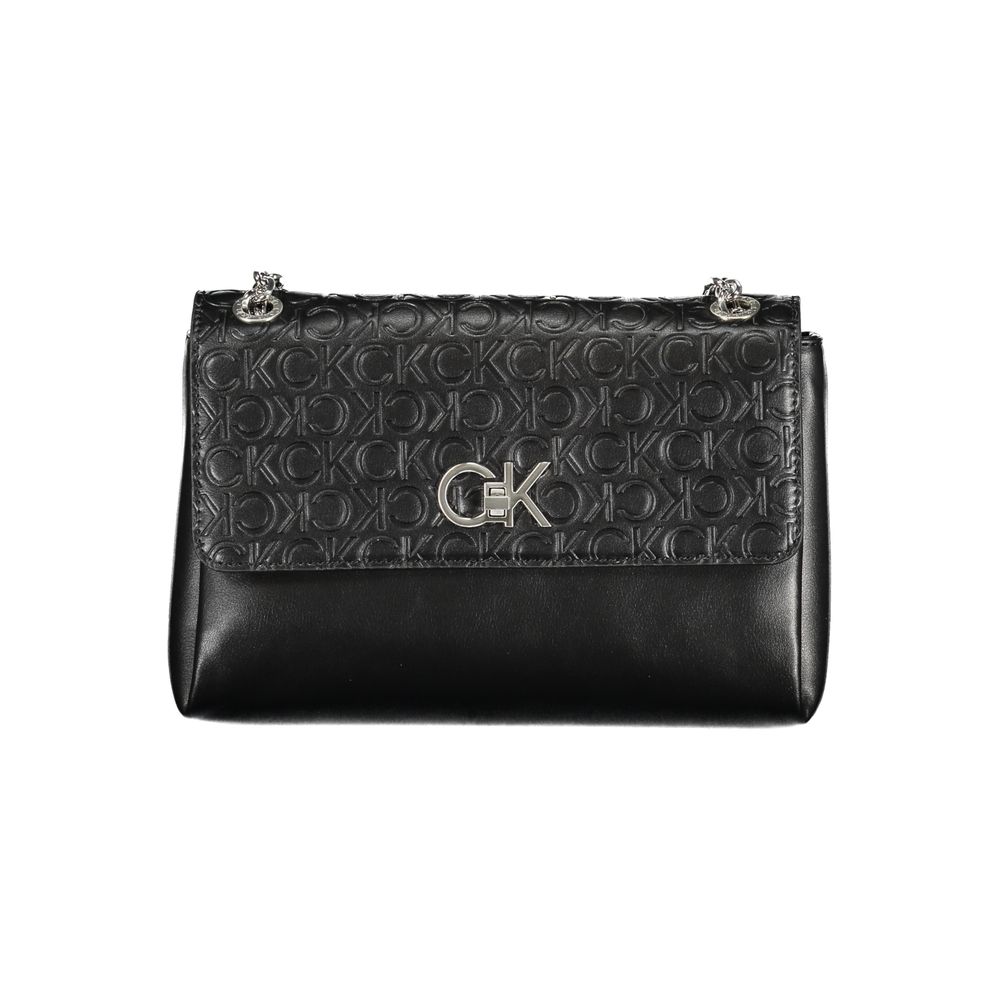 Calvin Klein Black Polyester Handbag | Fashionsarah.com