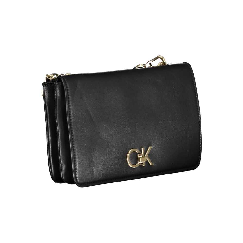 Calvin Klein Black Polyester Handbag | Fashionsarah.com