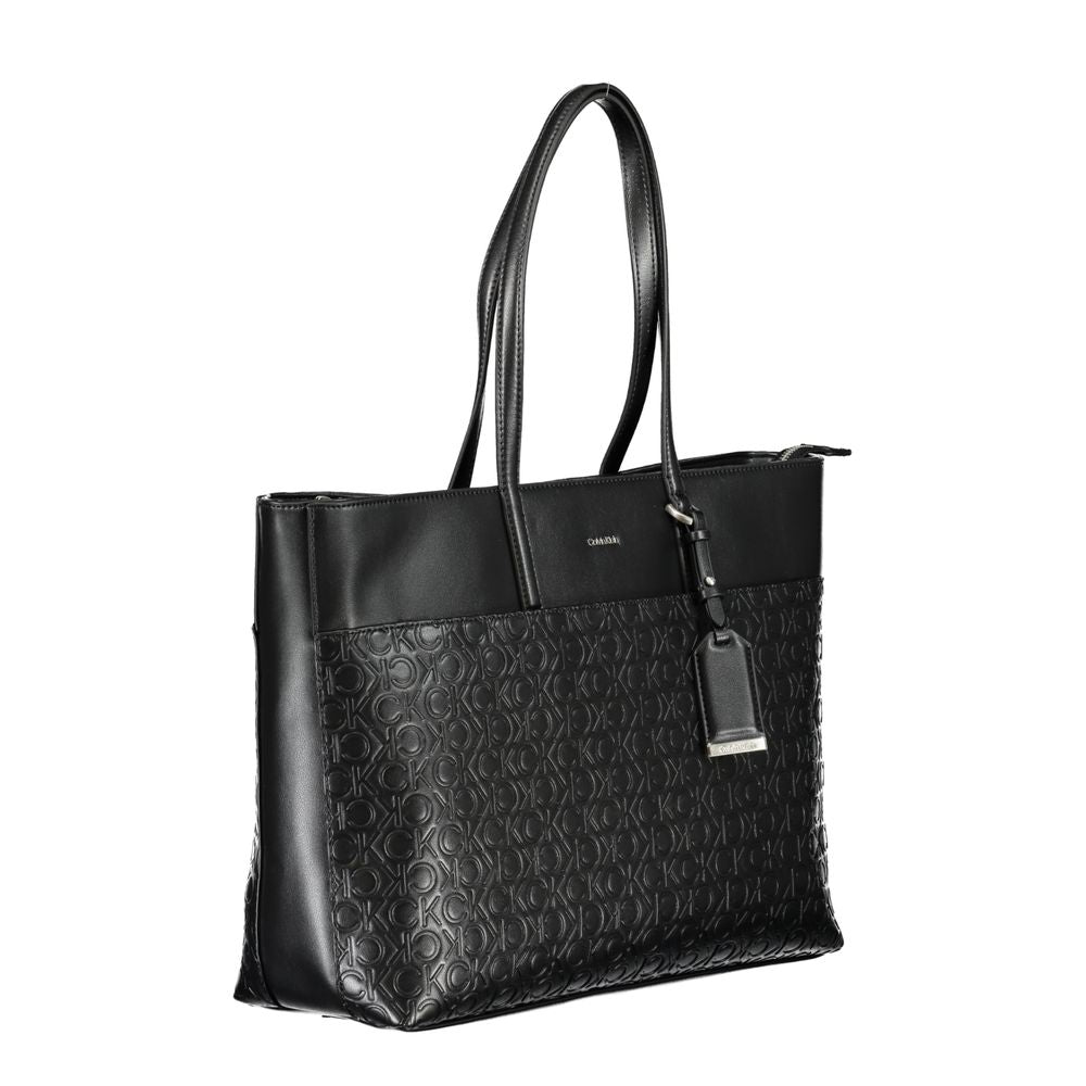 Calvin Klein Black Polyester Handbag | Fashionsarah.com