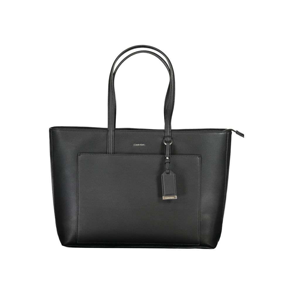 Calvin Klein Black Polyester Handbag | Fashionsarah.com