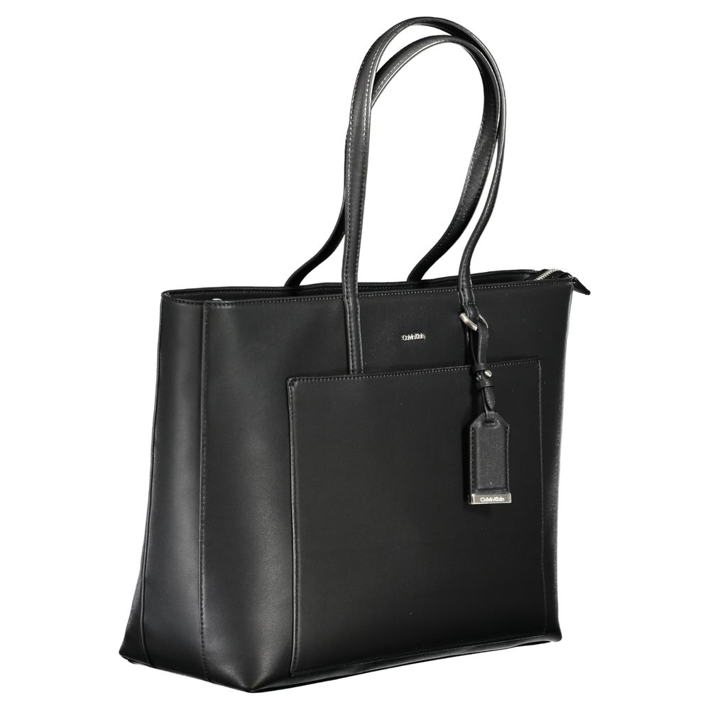 Calvin Klein Black Polyester Handbag | Fashionsarah.com