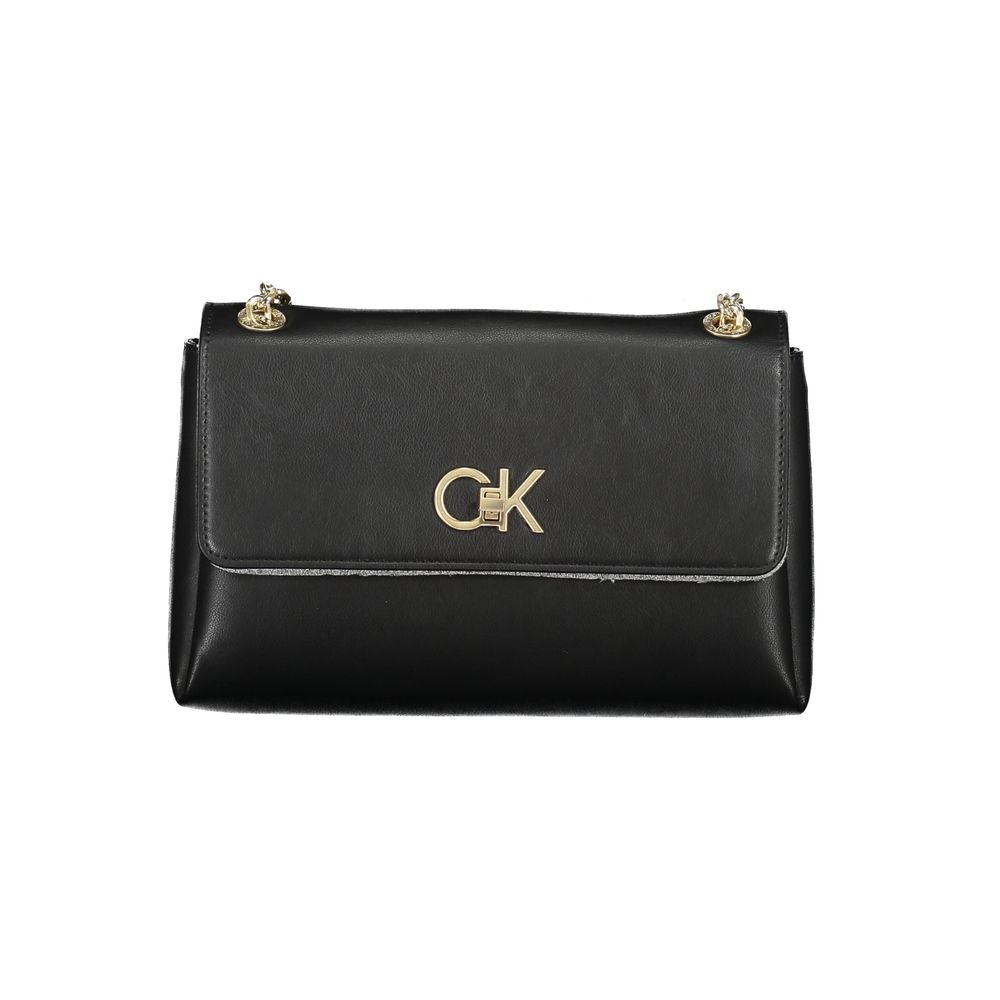 Calvin Klein Black Polyester Handbag | Fashionsarah.com