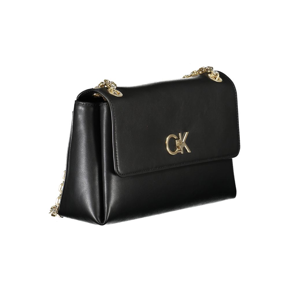 Calvin Klein Black Polyester Handbag | Fashionsarah.com