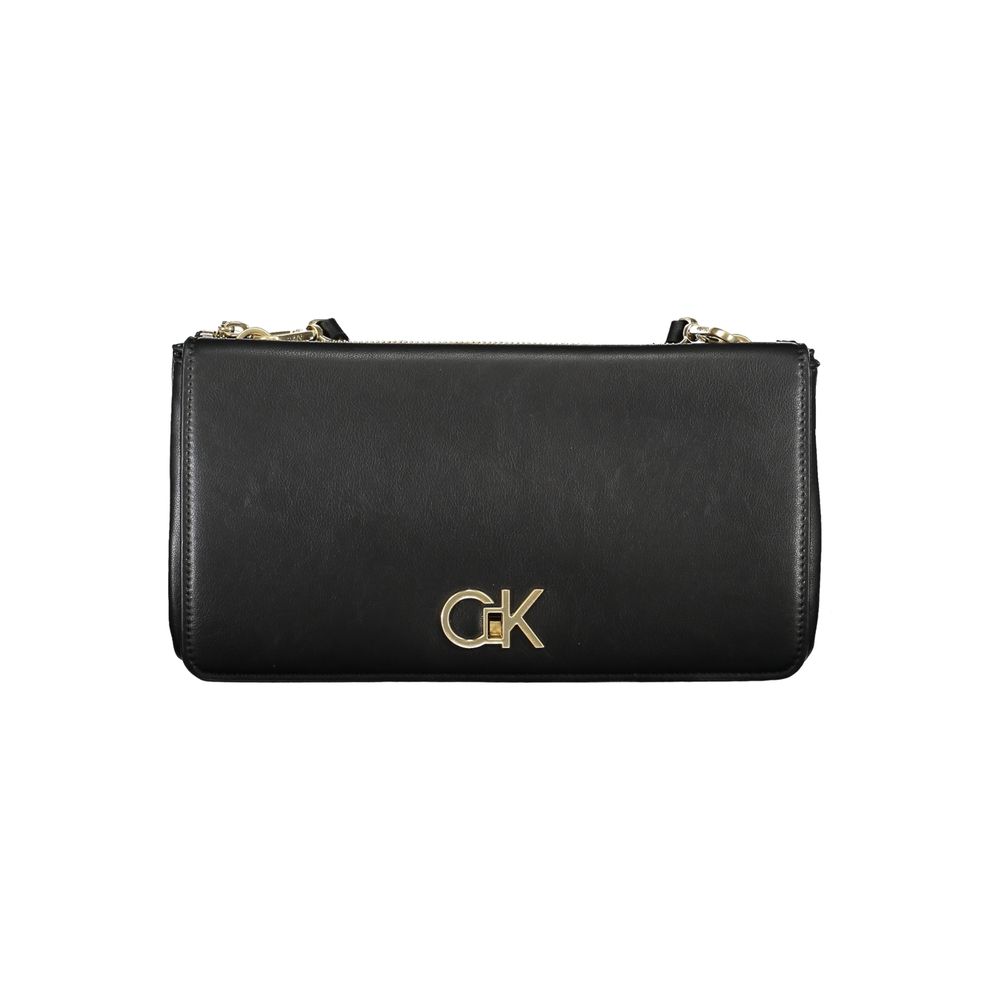 Calvin Klein Black Polyester Handbag | Fashionsarah.com