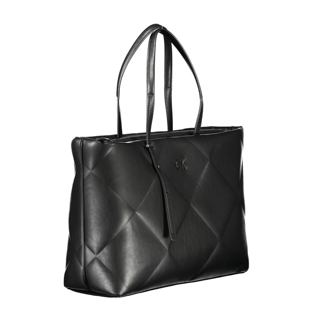 Calvin Klein Black Polyester Handbag | Fashionsarah.com