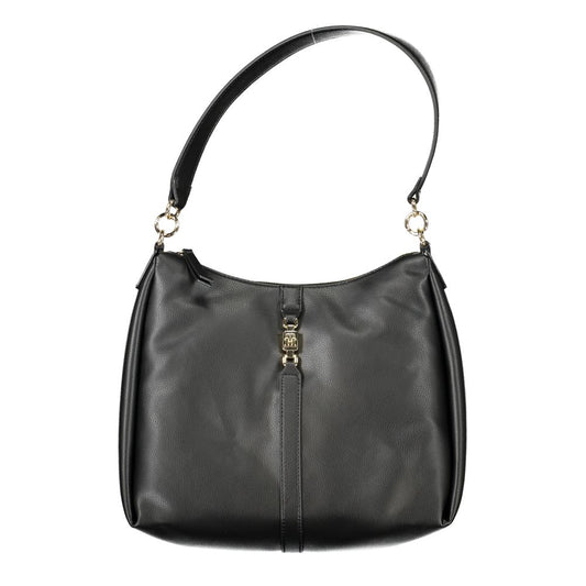 Tommy Hilfiger Black Polyester Handbag | Fashionsarah.com