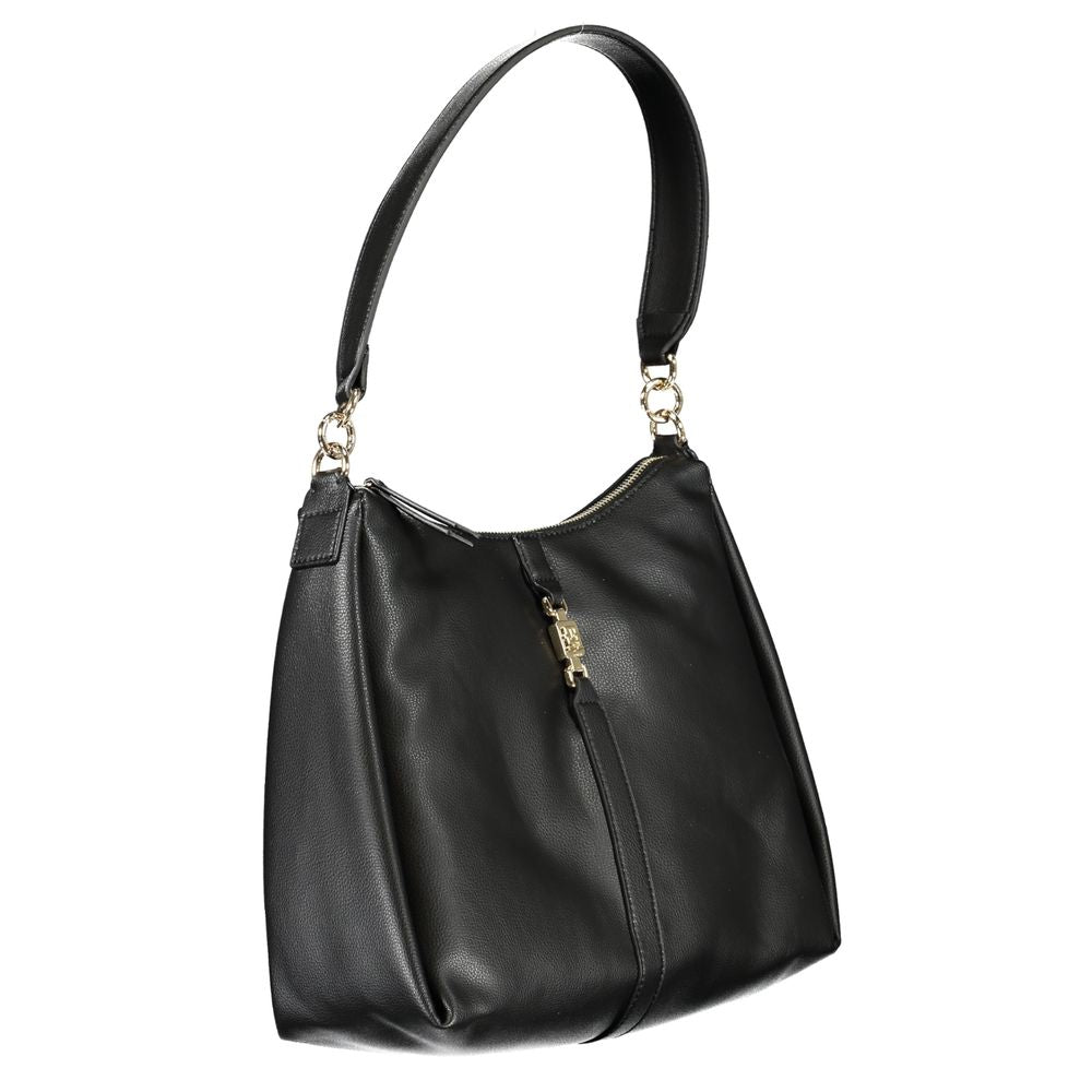 Tommy Hilfiger Black Polyester Handbag | Fashionsarah.com