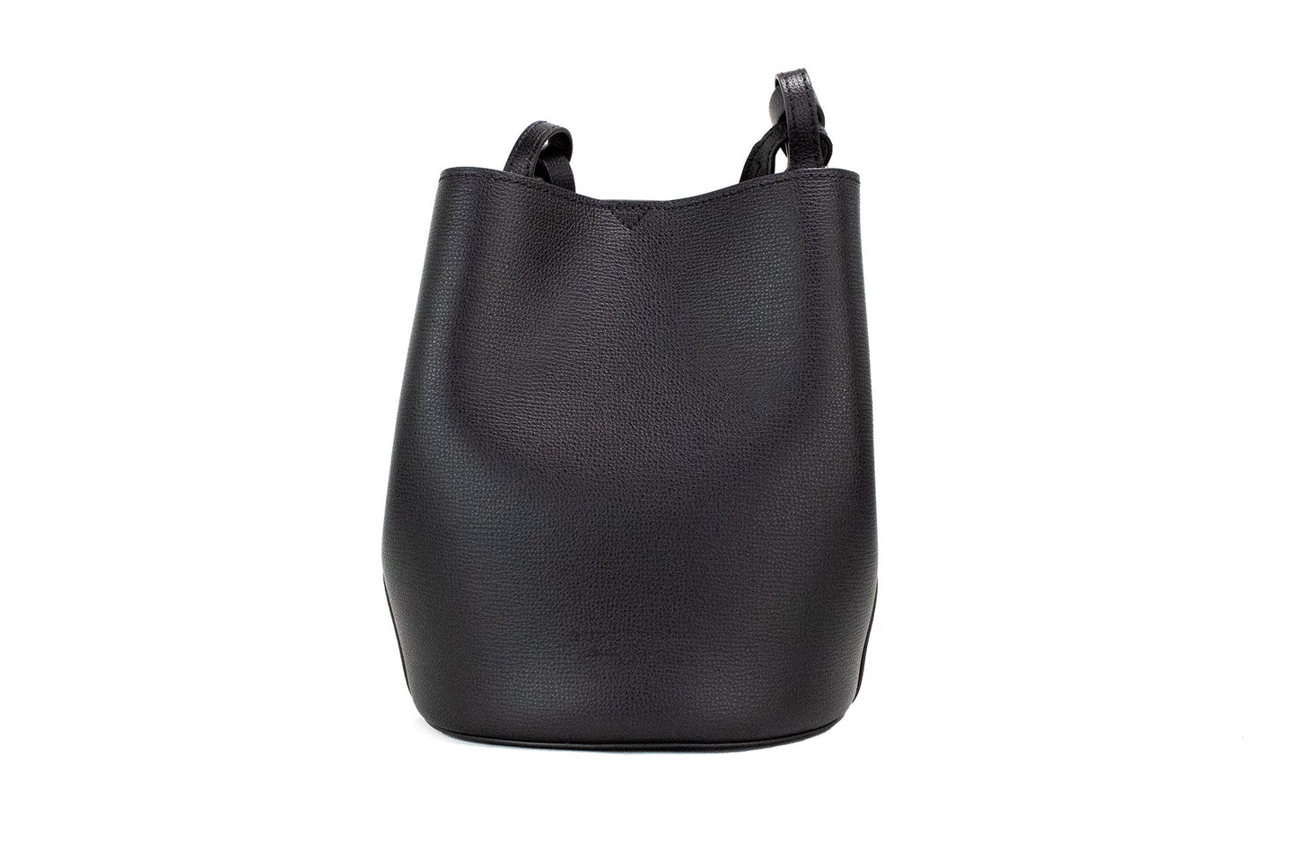 Burberry Lorne Small Black Haymarket Check Pebble Leather Bucket bag | Fashionsarah.com