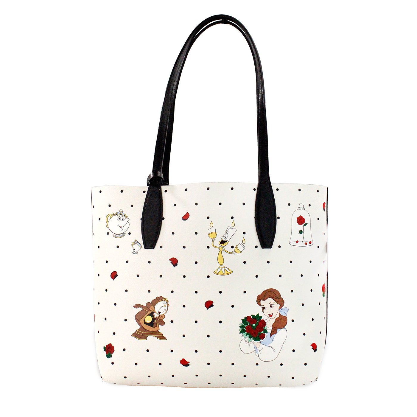 Kate Spade Disney Beauty And The Beast Small Leather Reversible Tote Handbag | Fashionsarah.com