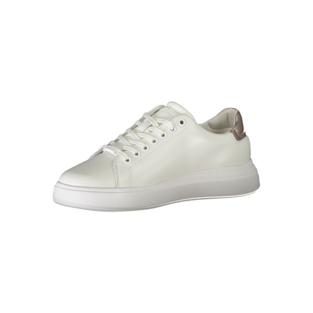 Fashionsarah.com Fashionsarah.com Calvin Klein White Polyester Sneaker