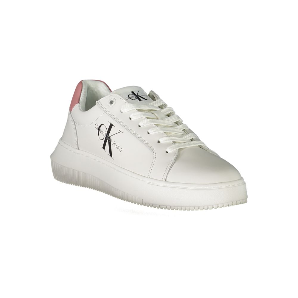 Fashionsarah.com Fashionsarah.com Calvin Klein White Polyester Sneaker