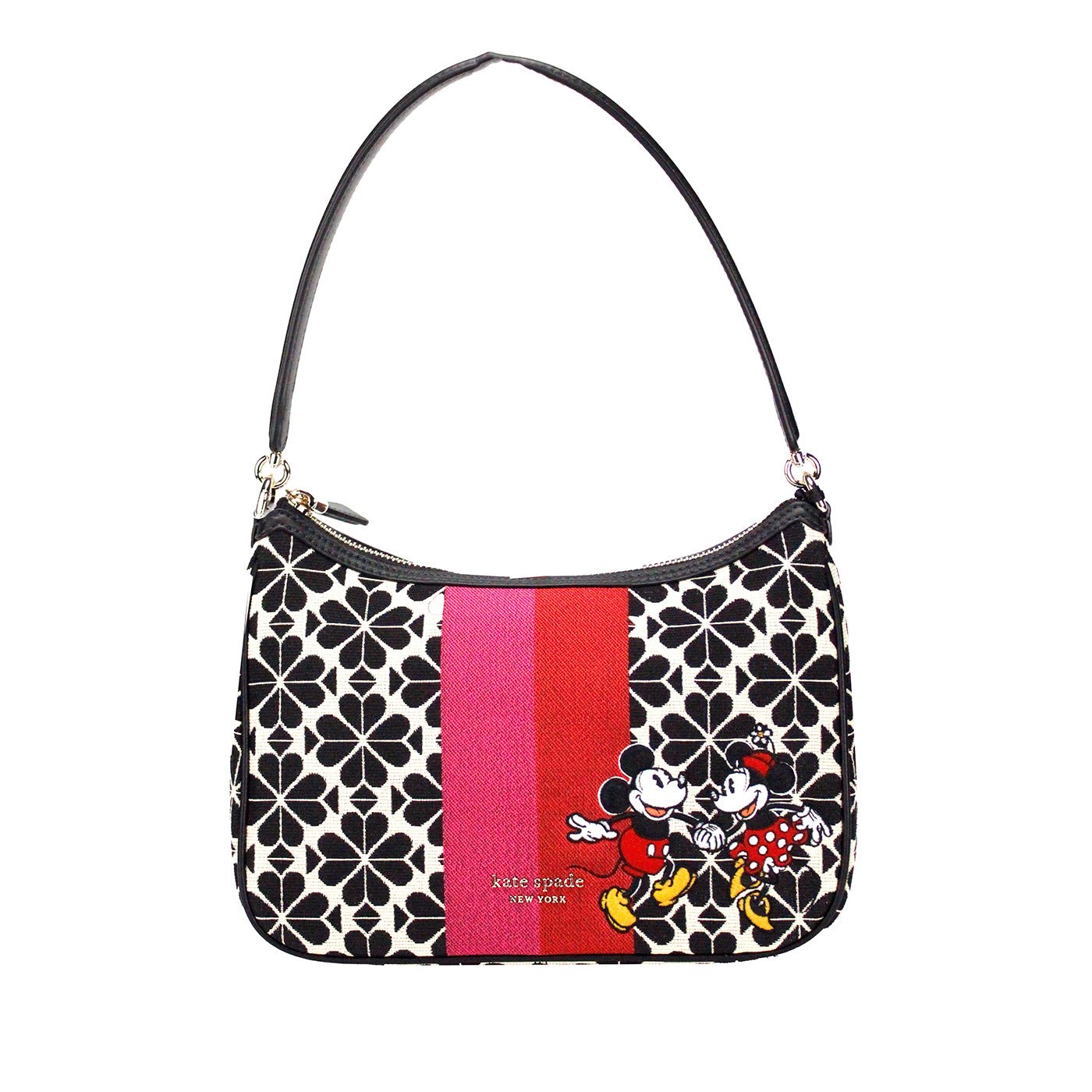 Kate Spade Disney 100 Sam Small Spade Flower Jacquard Canvas Shoulder Bag | Fashionsarah.com