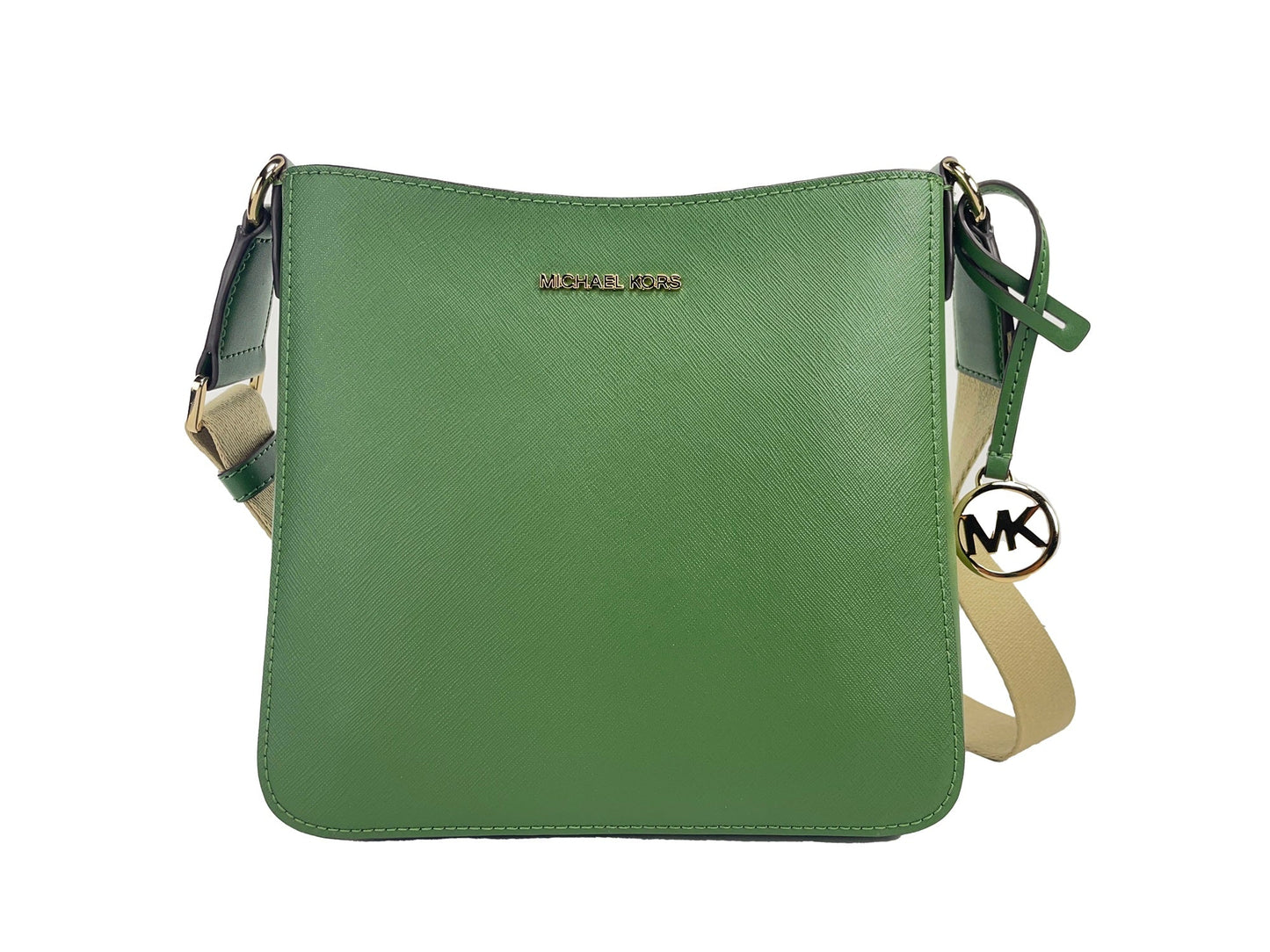 Michael Kors Jet Set Small Messenger Crossbody Bag Green | Fashionsarah.com