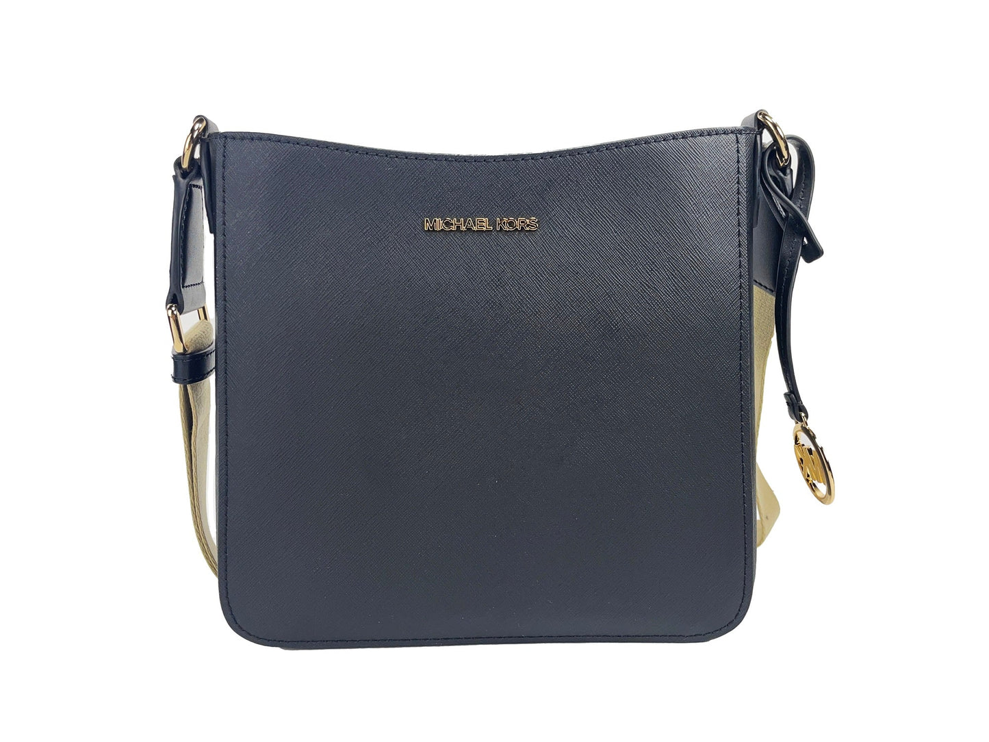 Michael Kors Jet Set Small Messenger Crossbody Bag Black | Fashionsarah.com