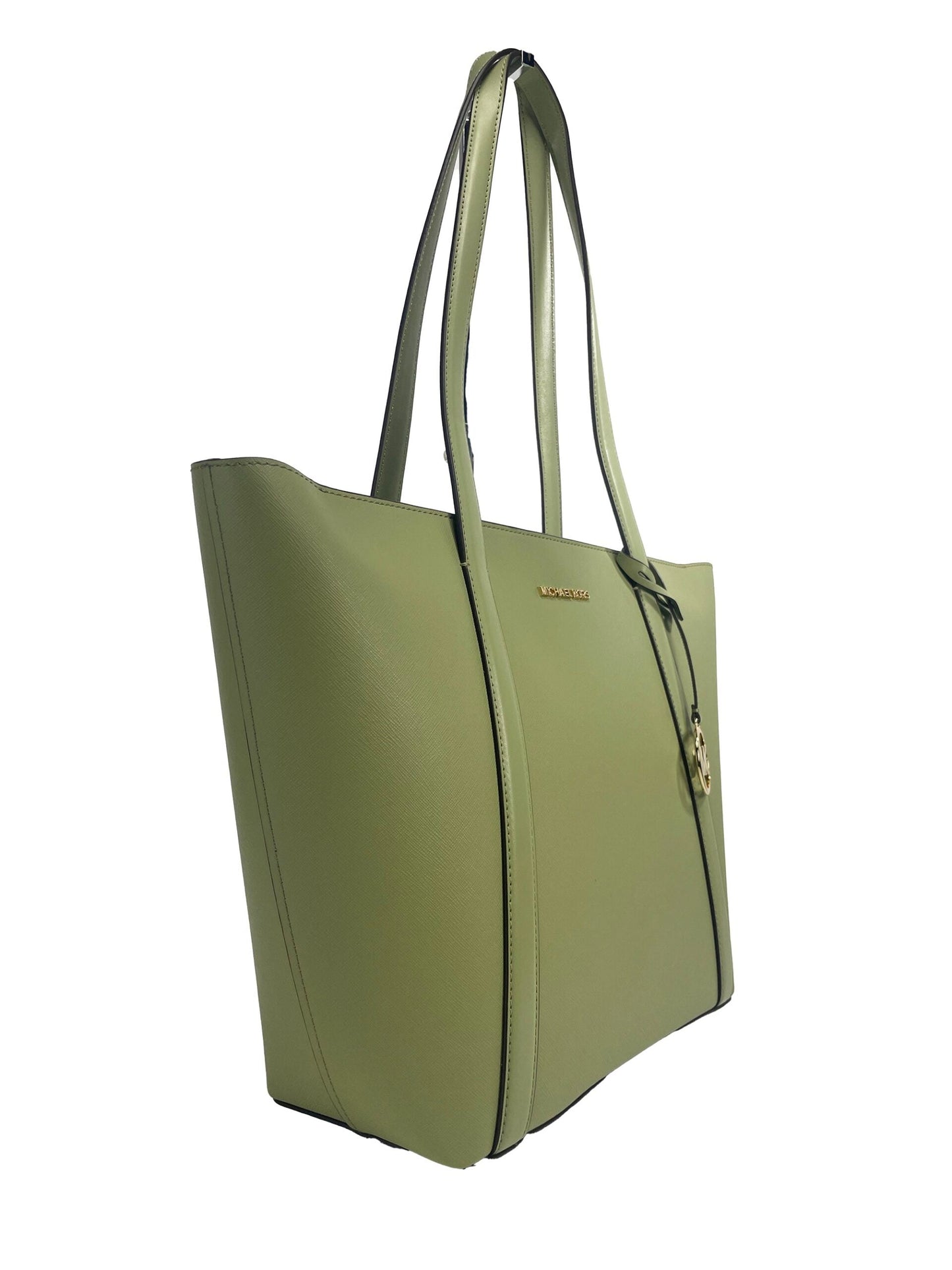 Michael Kors Large Pratt Shoulder Zip Tote Bag Light Sage | Fashionsarah.com