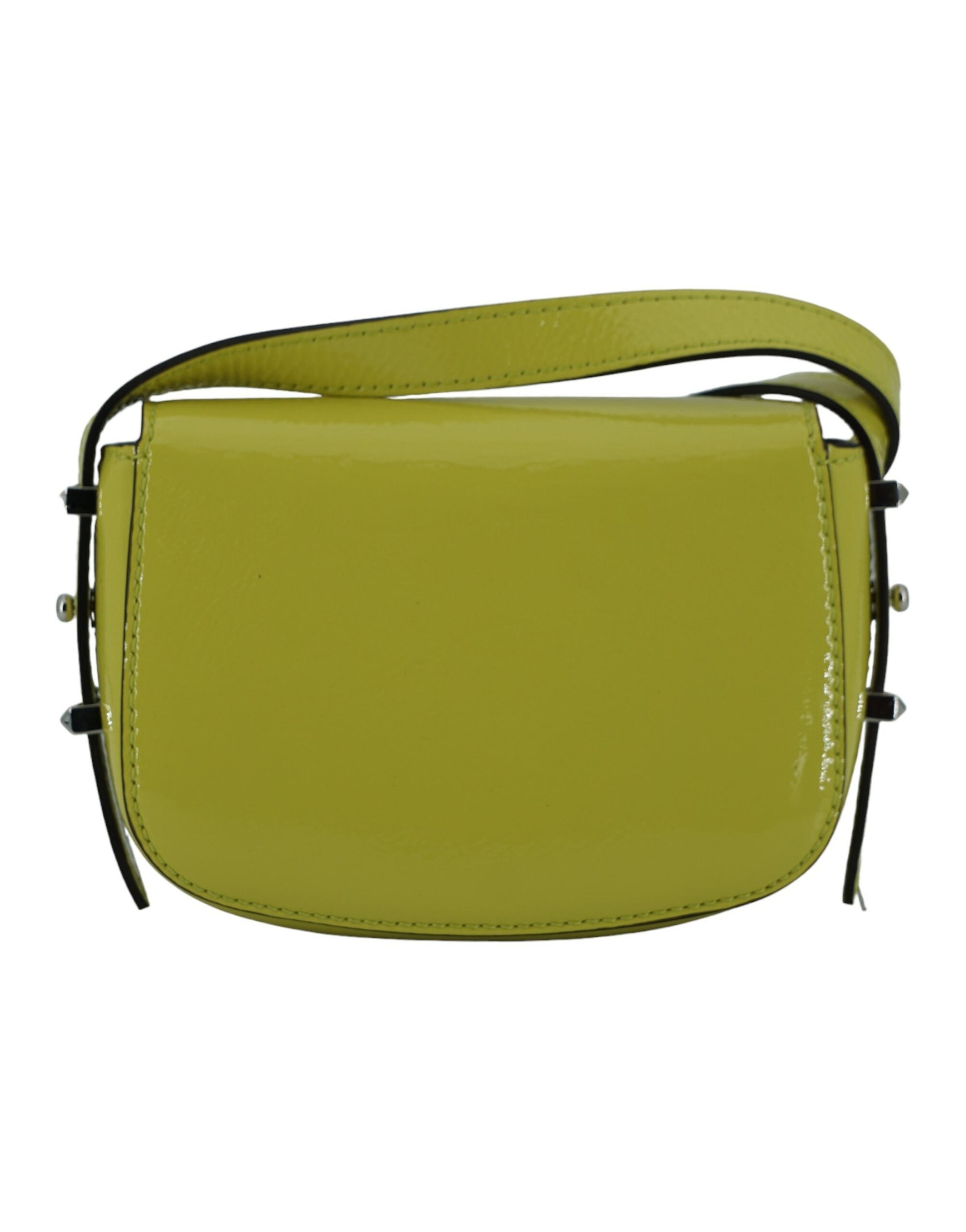 Jimmy Choo Lime Yellow Leather Small Shoulder Bag | Fashionsarah.com