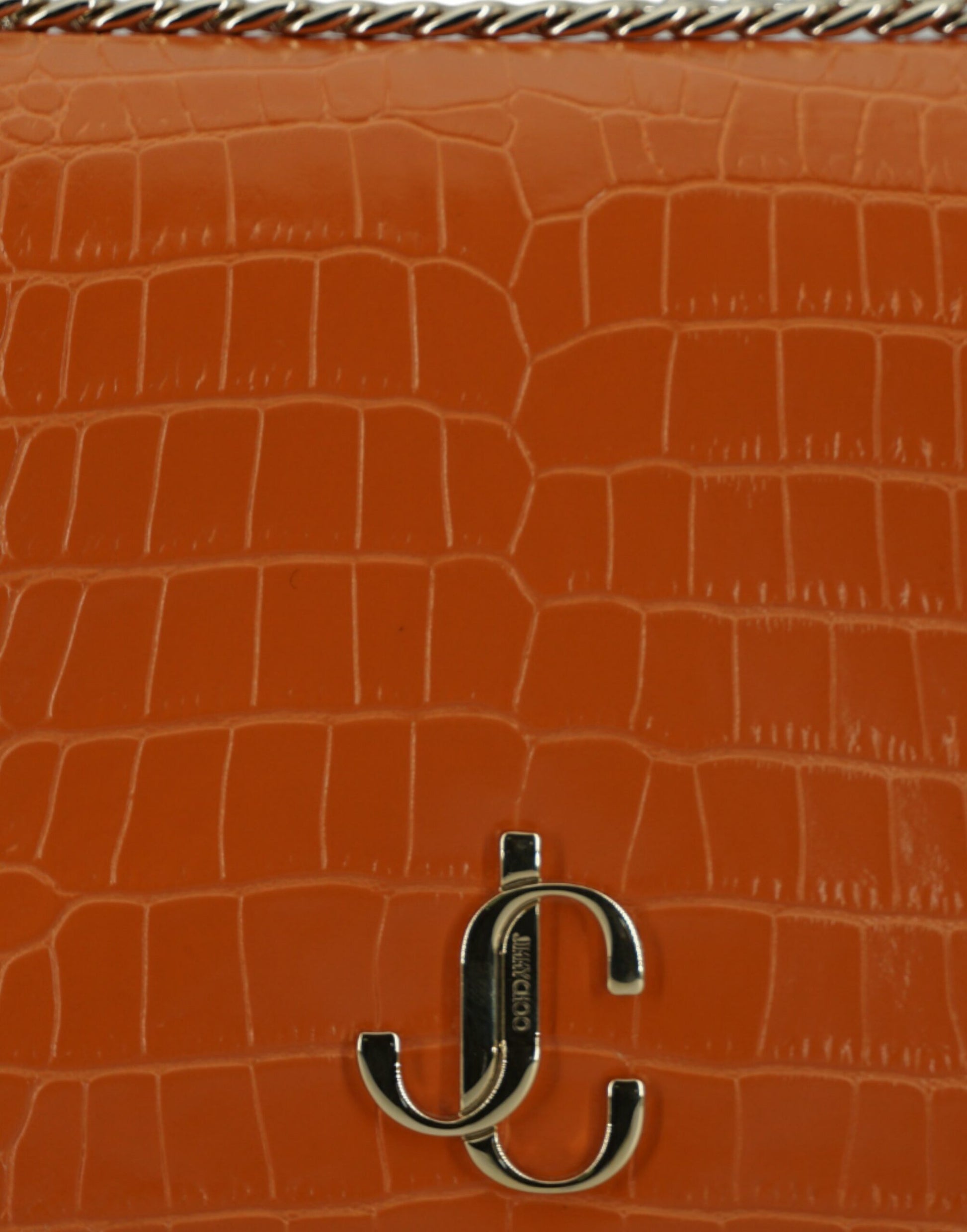 Jimmy Choo Amber Orange Leather Shoulder Bag | Fashionsarah.com