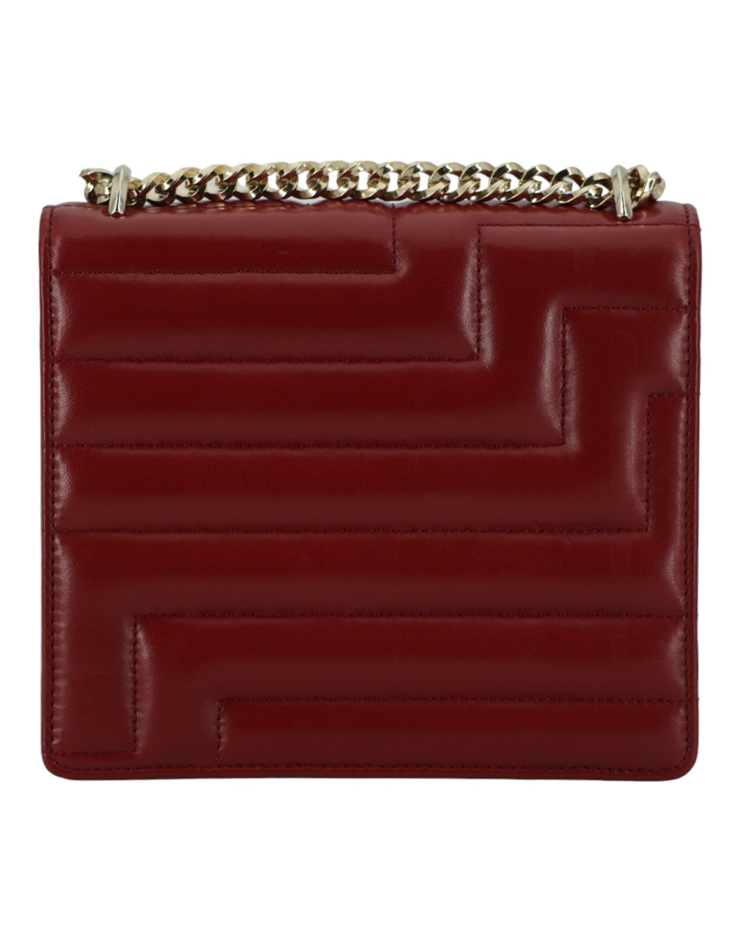 Jimmy Choo Dark Red Leather Shoulder Bag | Fashionsarah.com