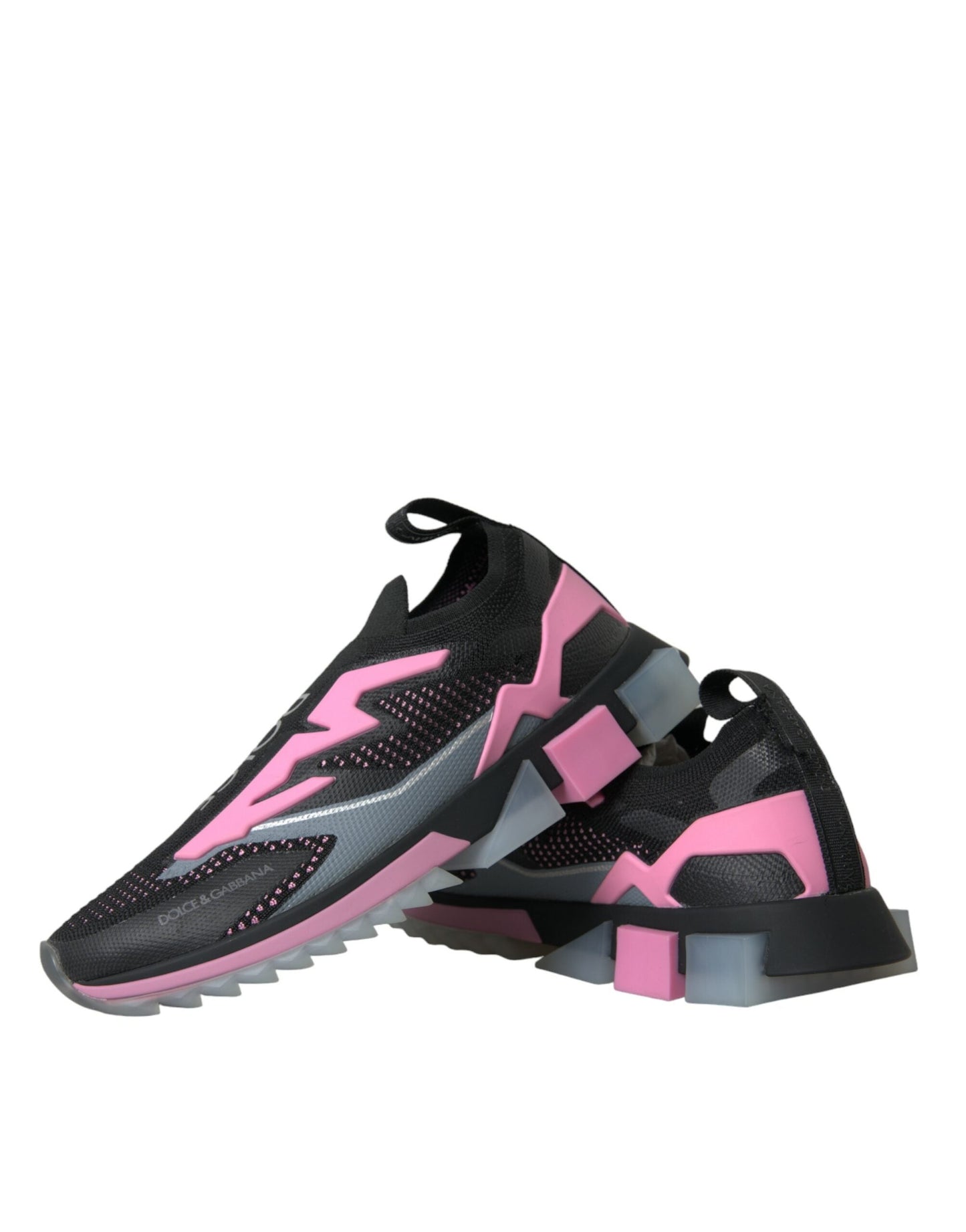 Dolce & Gabbana Black Pink Women Sneakers | Fashionsarah.com