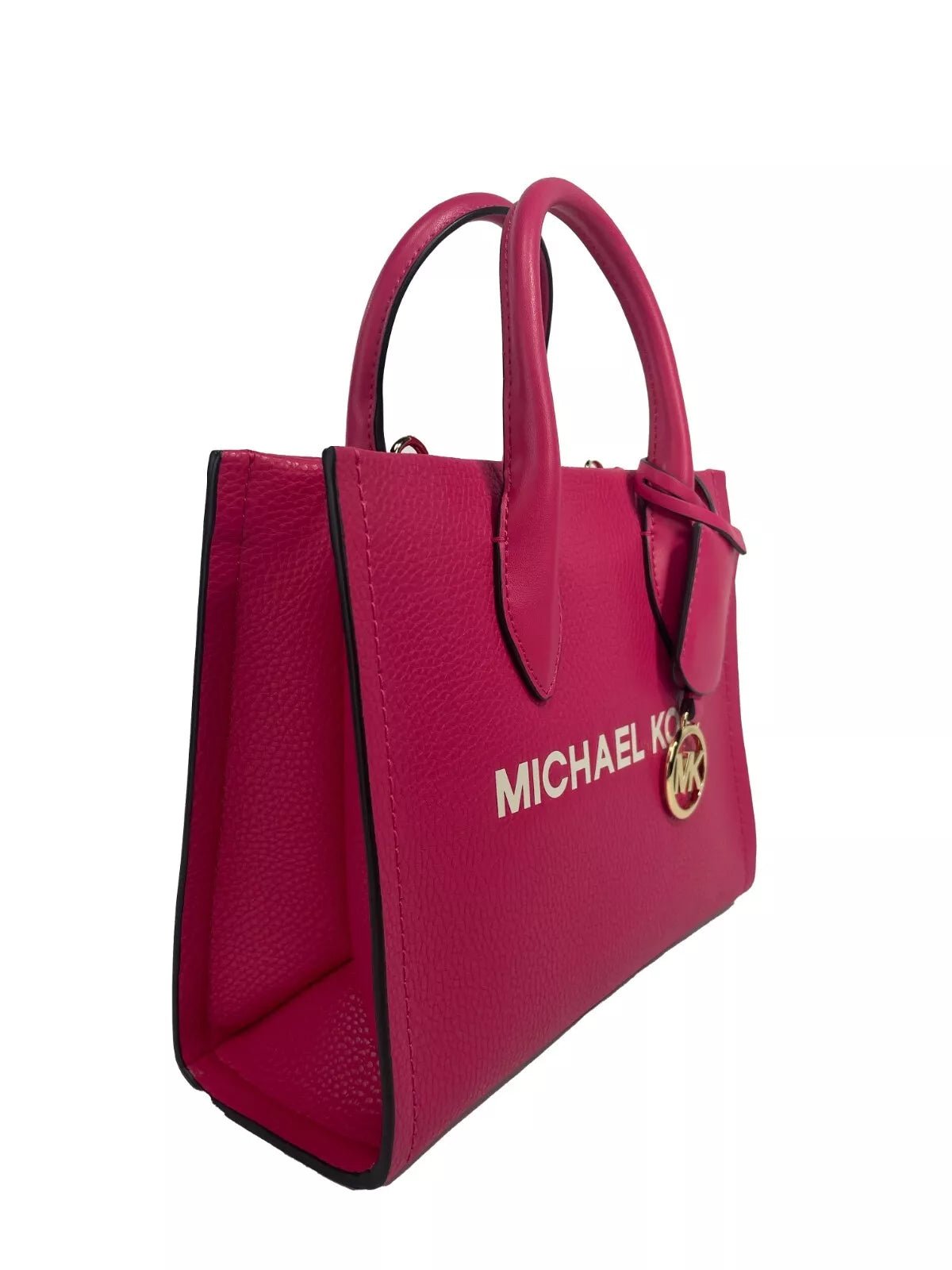 Michael Kors Mirella Small Leather Top Zip Shopper Tote Bag | Fashionsarah.com