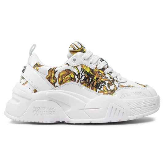 Versace Jeans White Leather Sneaker | Fashionsarah.com