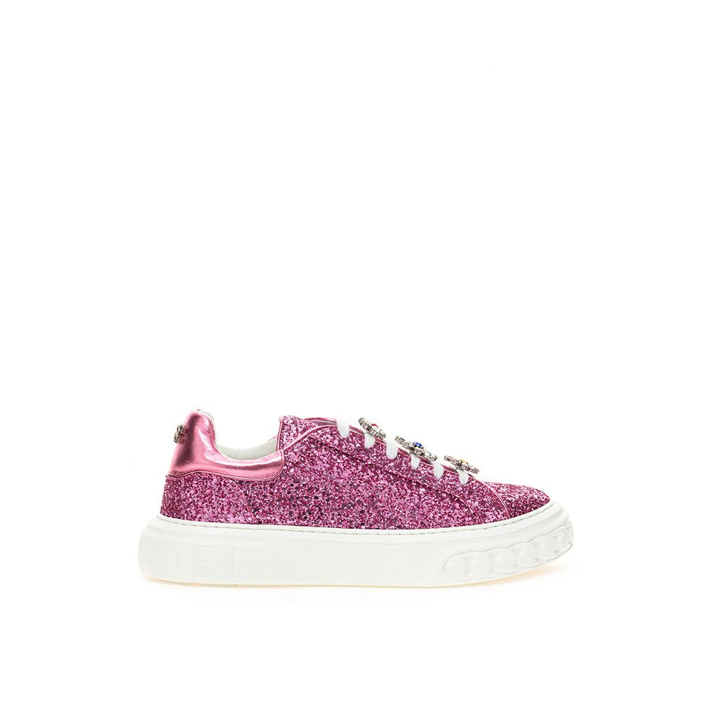 Casadei Fuchsia Leather Women Sneaker | Fashionsarah.com