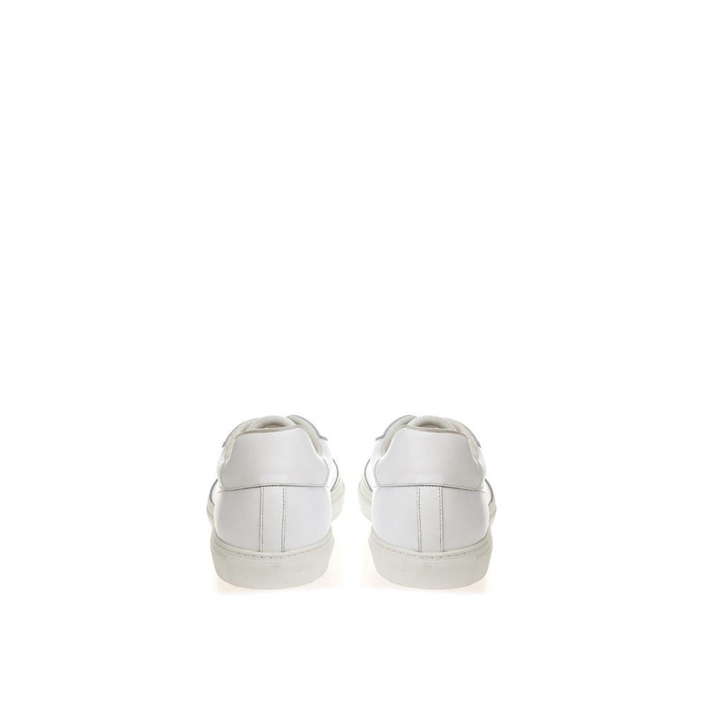 Roberto Cavalli Elegance Meets Comfort White Sneakers | Fashionsarah.com